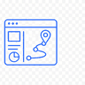 Operations visibility — a dashboard with a route line