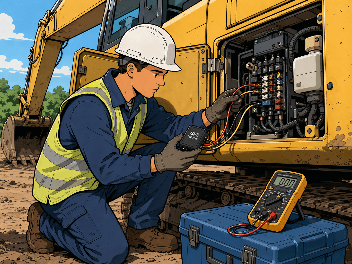 How to Install a Hardwired GPS Tracker on an Excavator (Step-by-Step, 2026)