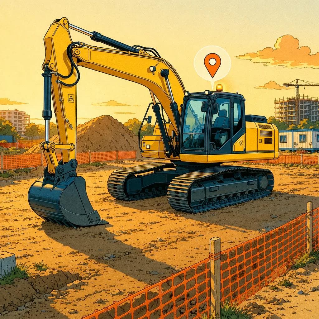 Excavator GPS Tracking: How to Monitor Location, Engine Hours & Prevent Theft